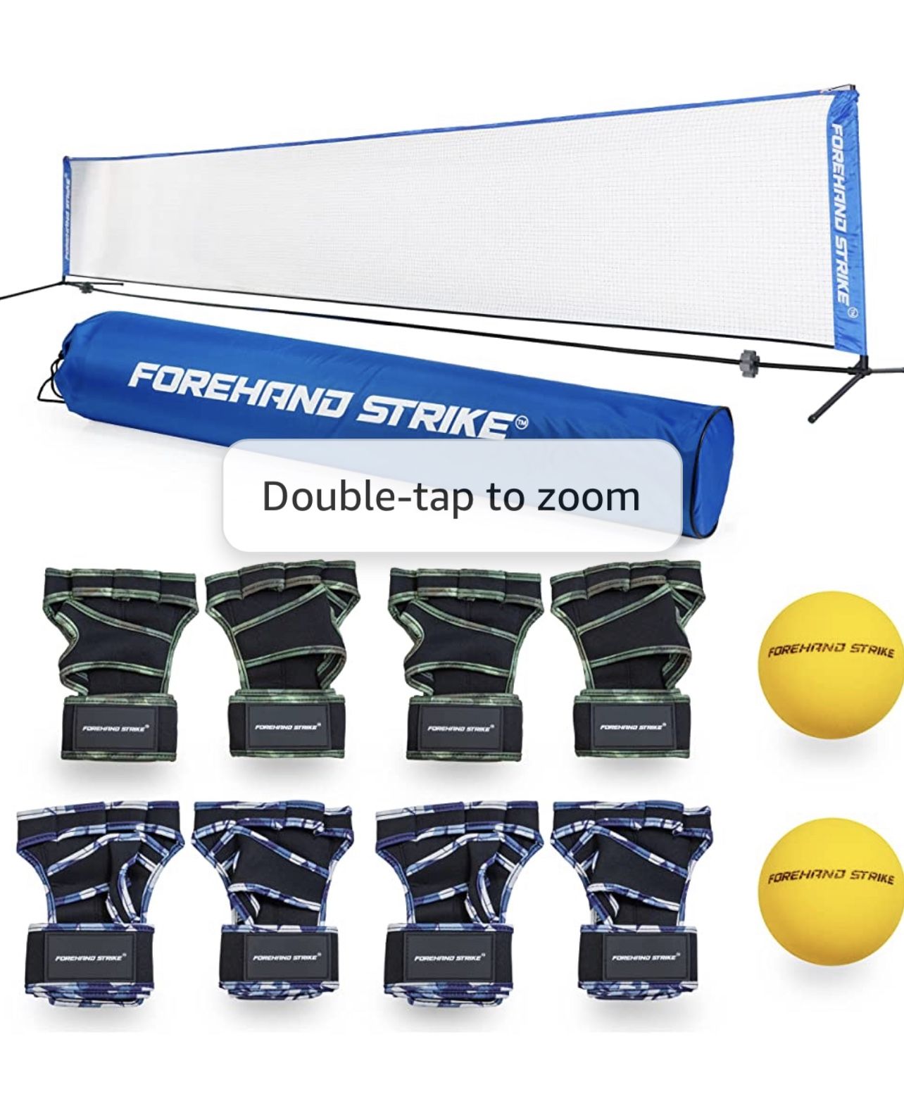Brand New In The Box- Forehand Strike - Original 4-Square Pickleball Alternative Indoor/Outdoor Game for Adults and Family - Easy Set Up for - After S
