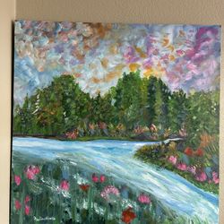 Original Acrylic Art 30”x30”