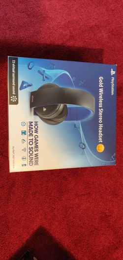 Sony Playstation Gold Wireless Headset