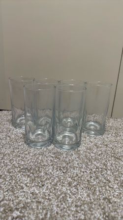 Matching Set Of 6 Drinking Glasses