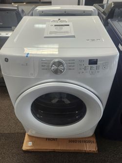 7.8 cu. ft. Capacity vented Smart Front Load Electric Dryer in White