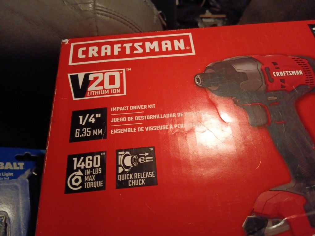 1/4 In Craftsman Impact Driver Kit