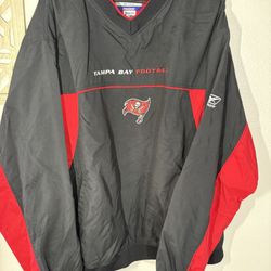 vintage Reebok NFL Tampa Bay Buccaneers Windbreaker Jacket Sz 2XL 