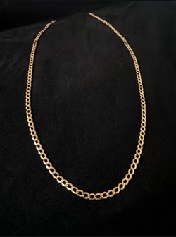 14K Gold Curb Chain – 26” – 3.5mm – 9.3g