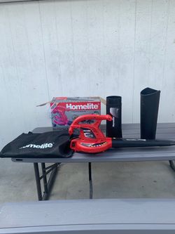 Electric vacuum and blower like new condition.