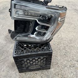 2019 2020 2021 Gmc Sierra 1500 Left Headlight 