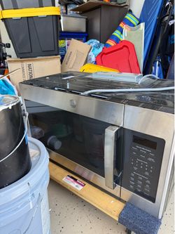 GE Stainless Steel Over The Range Microwave