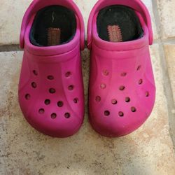 Fleece Crocs Toddler 8