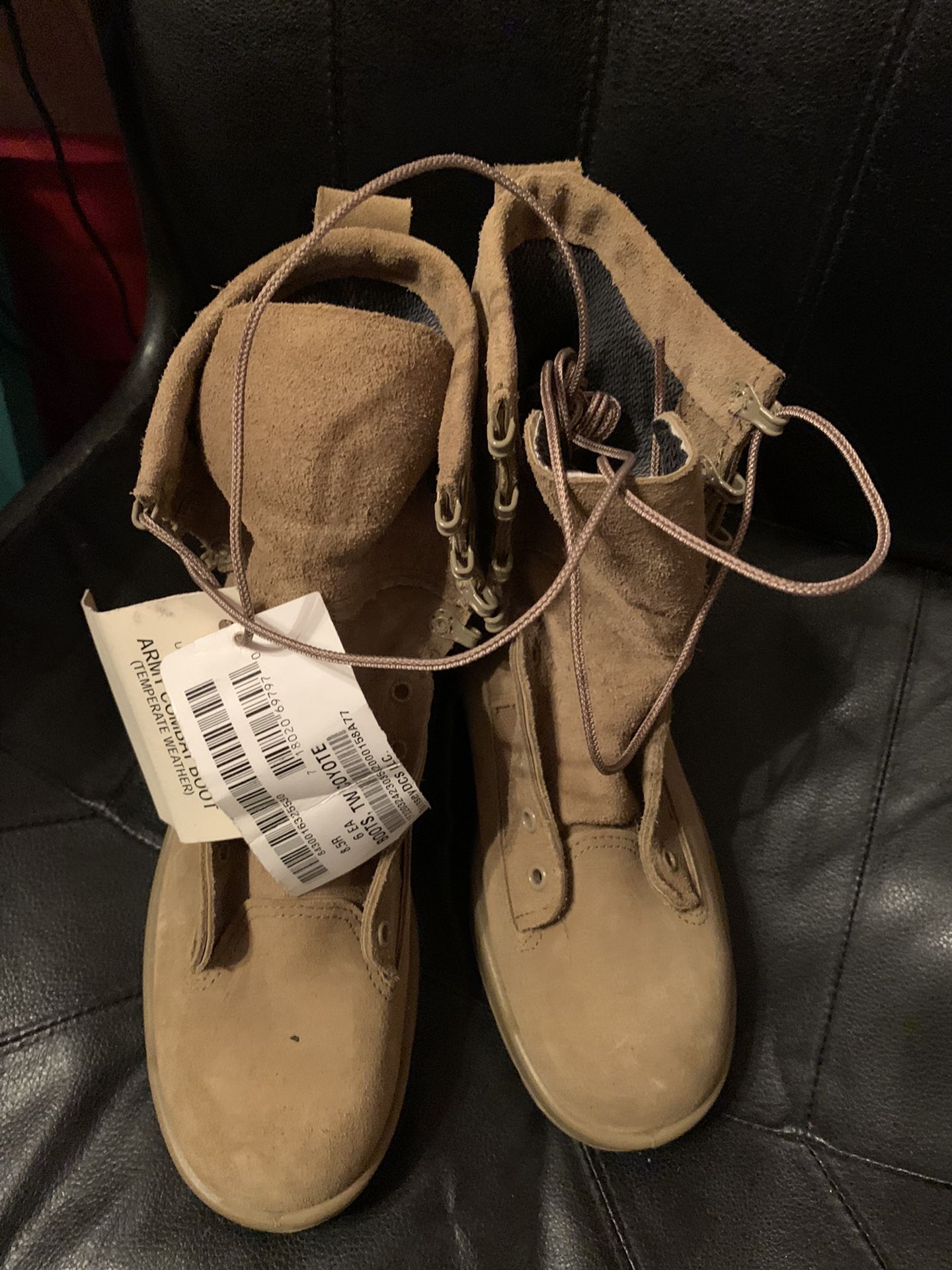New W Tags 8.5 Army Steel Toe Gory ex Boots