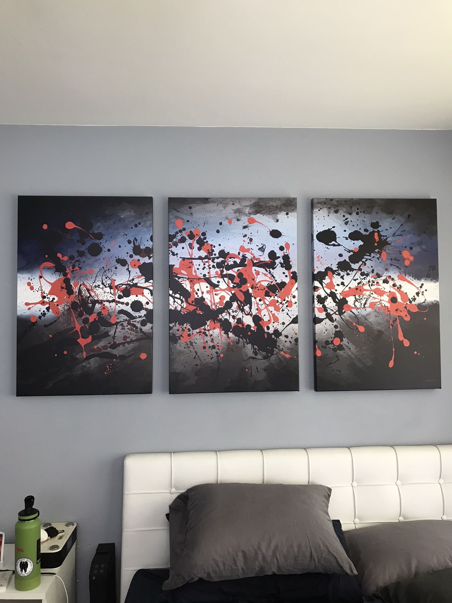 Maxwell Dickson Beautiful Mind Abstract Canvas Wall Art (Set Of 3)