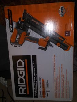 New Ridgid nail gun