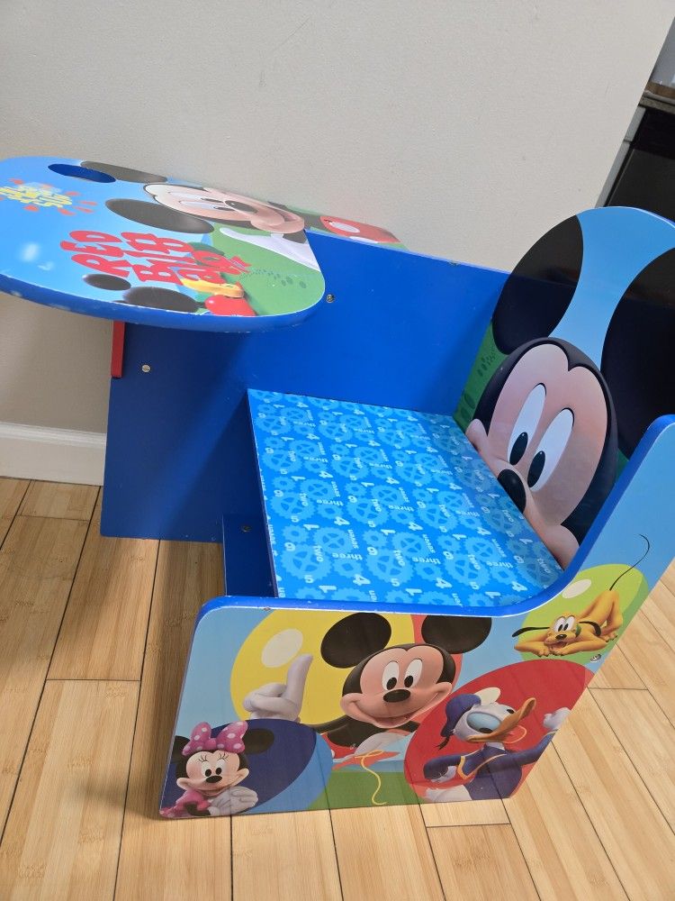 Disney Mickey Mouse Chair Desk with 