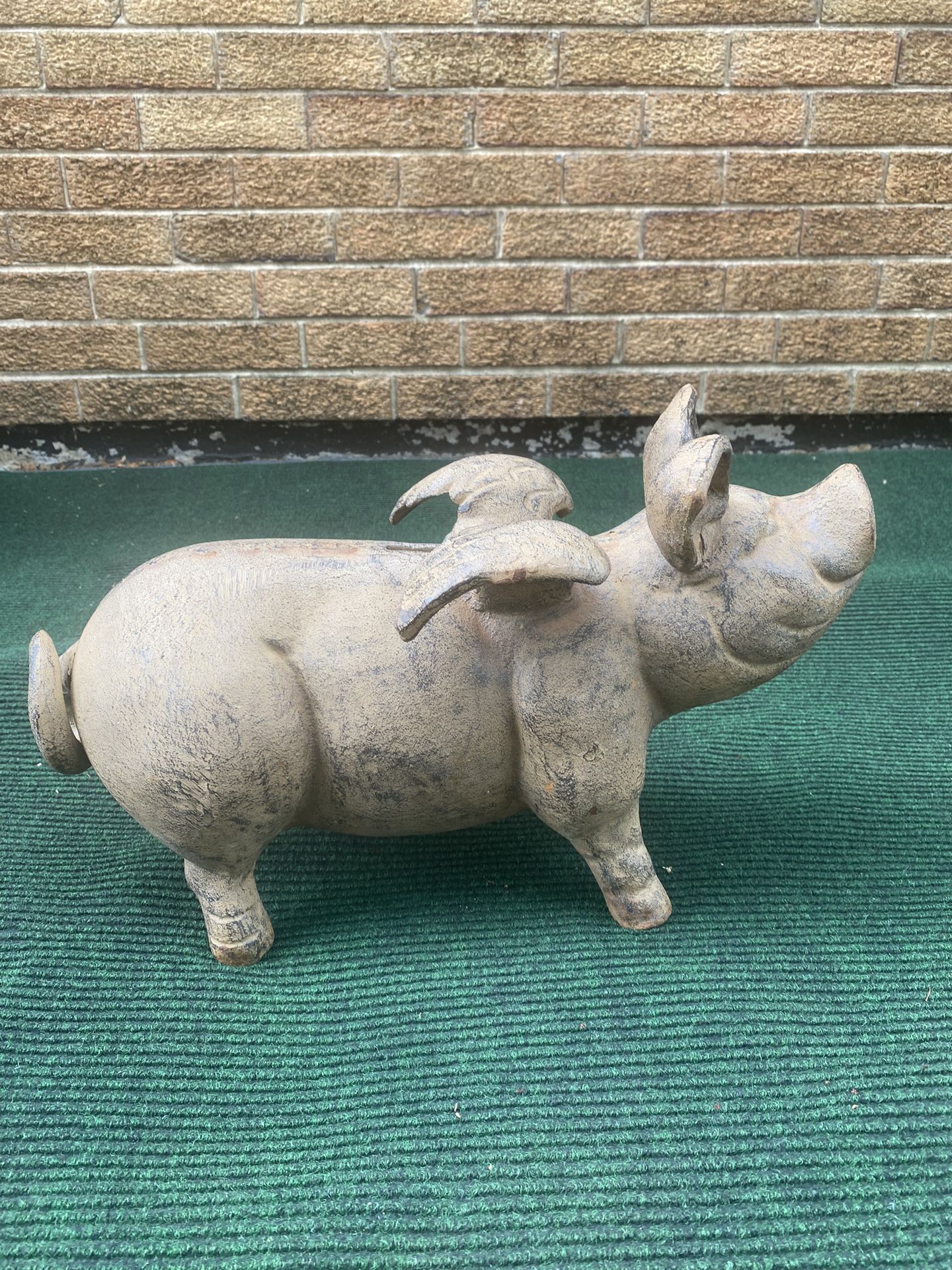 Antique Cast Iron Coin Bank Antiques