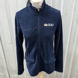Adidas Women's NBC Golf Navy Jacket