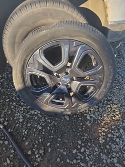 2024 2025 XV Crosstrek OE Wheel Rim 17x7 5 Spoke Angled Spoke Dark Gray Subaru