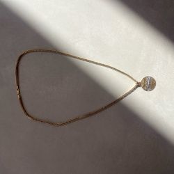 14K Franco W/ Last Supper Pendant