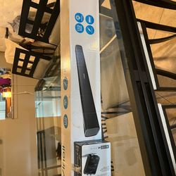 Outdoor Patio Chairs And Glass Table/ Sound Bar I need you to take a picture.