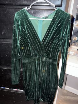 Green Sparkly Dress