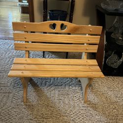 Small Wooden Children’s Bench