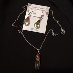 Set Neckece And Aerrings 925 STERLING SILVER.