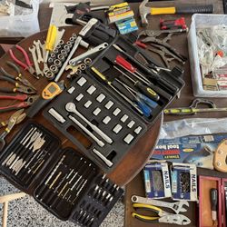 Tool & Hardware Lot- Milwaukee, Stanley, Husky, Black & Decker