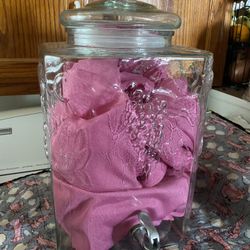 5 Gallon Glass Beverage Dispenser 