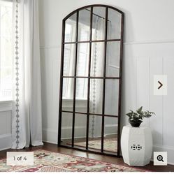 Amiel  Arch Aged Brown Antique Mirror