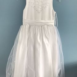 Girls White Dress