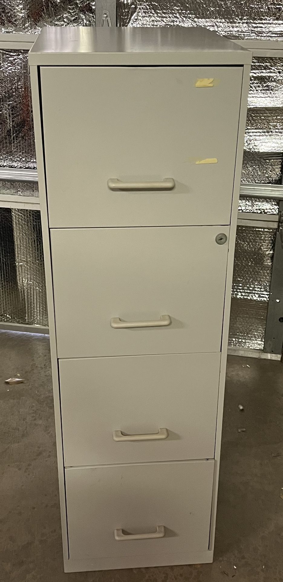 Metal File Cabinet 4 Drawer Beige