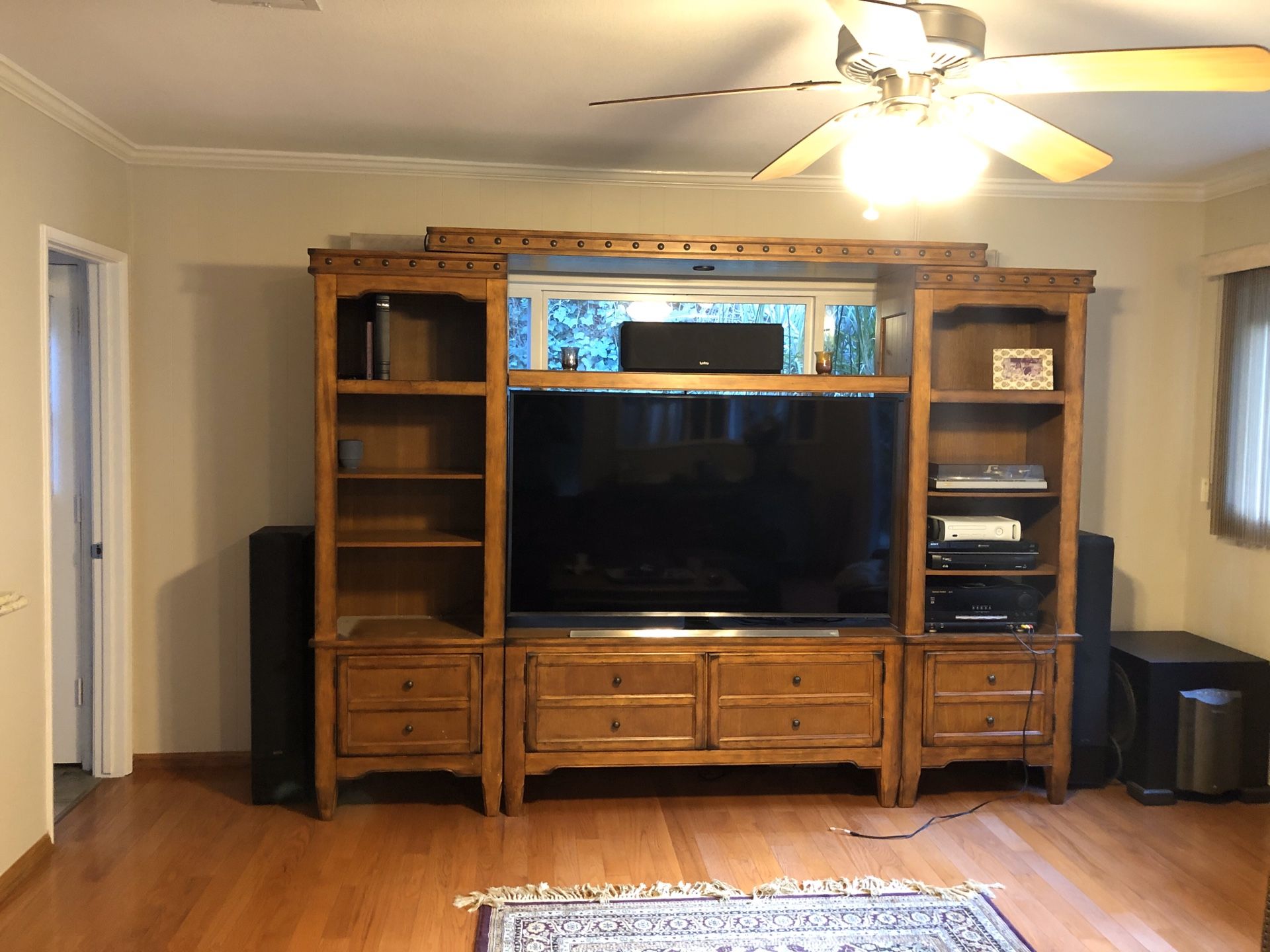 Entertainment Center TV Stand Wall Unit