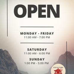 STORE HOURS 