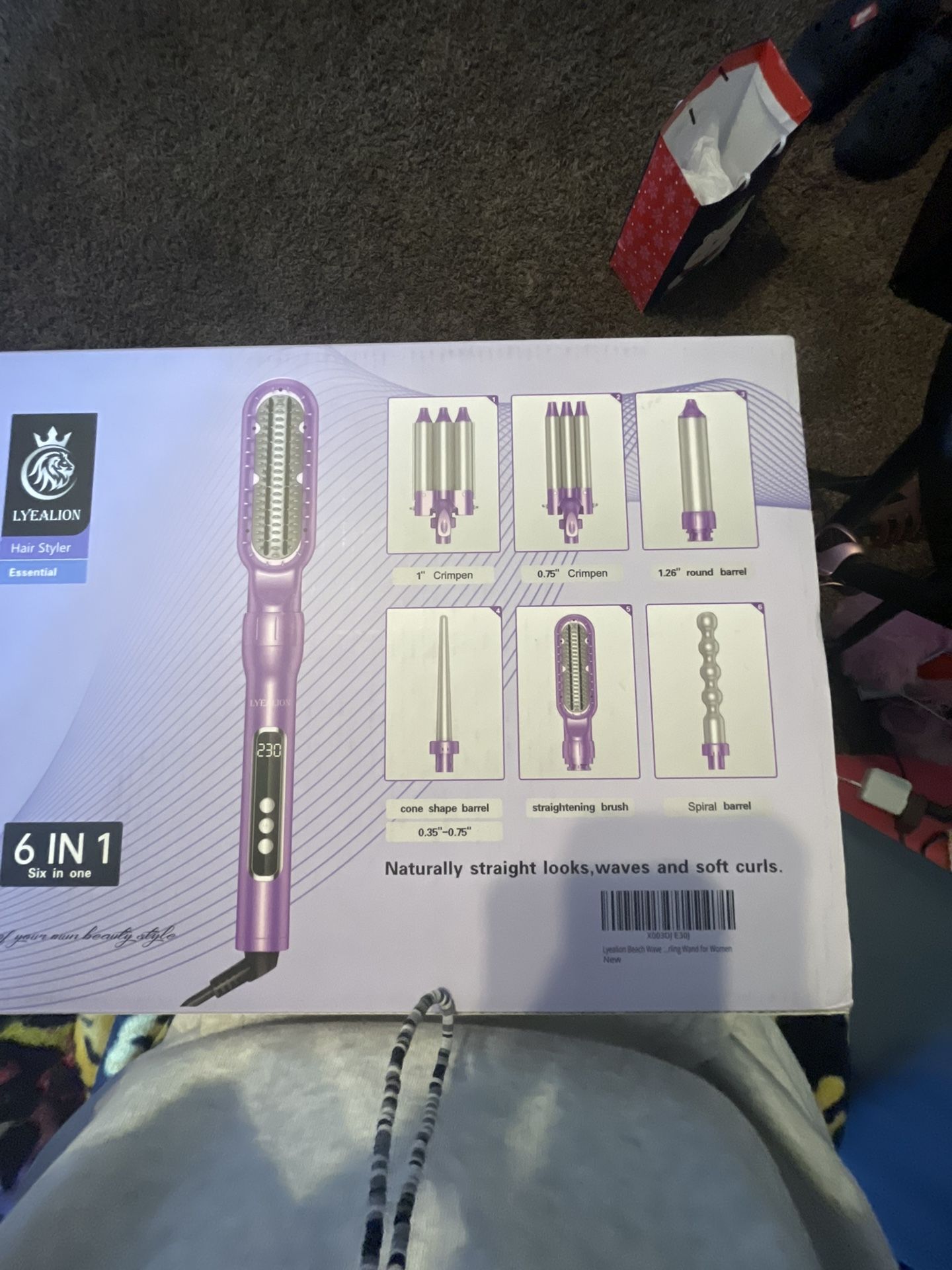 Hair Straightener And Curling iron Set 