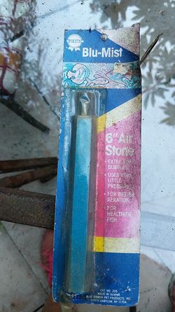 6" blue mist new fish tank air stone