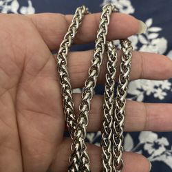 Men’s Fashion Stainless Steel Chain Necklace $32