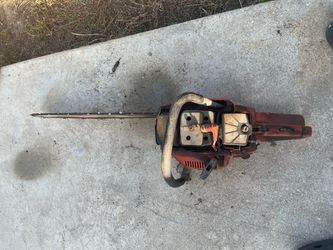 Gas-Powered Chainsaw with Bar. Husqvarna for parts