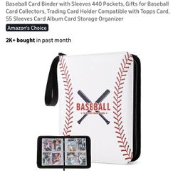 Binder For Baseball Card Case Holder Brand New 