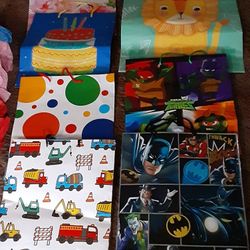 Lot Of Gift Bags Plus Paper and Cards 