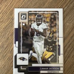 2022 Donruss Optic #13 Lamar Jackson Baltimore Ravens