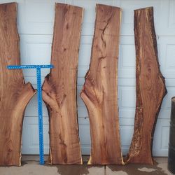 Live Edge Mesquite And Hardwood Slabs