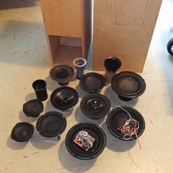 Speakers and boxes all for free
