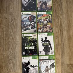Xbox 360 Game Lot – Skate 3, Black Ops 2, Aliens vs Predator + More