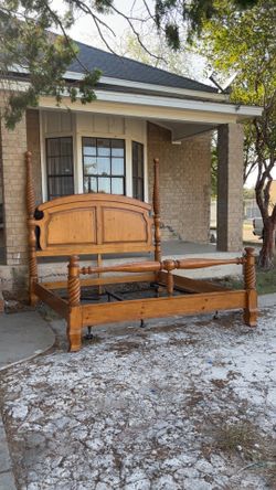 Base para cama king size de madera