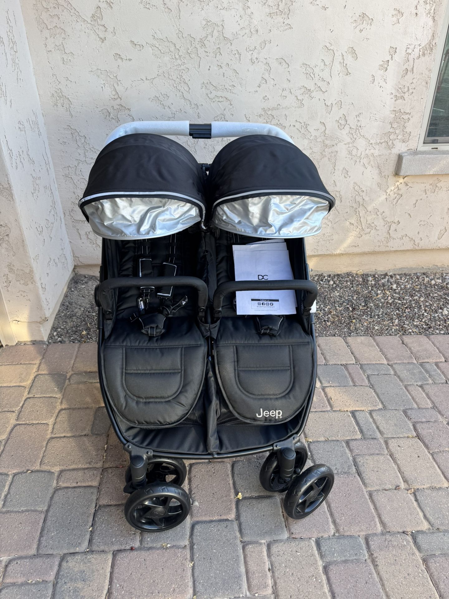 New! Jeep Destinations Double Stroller