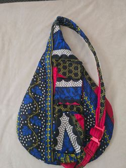 African Print Fabric Sling Bag