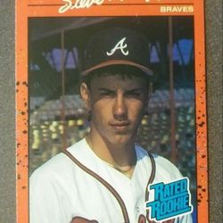1990 Donruss Steve Avery Atlanta Braves #39 Rated Rookie Baseball Card Vintage Collectible MLB Sports