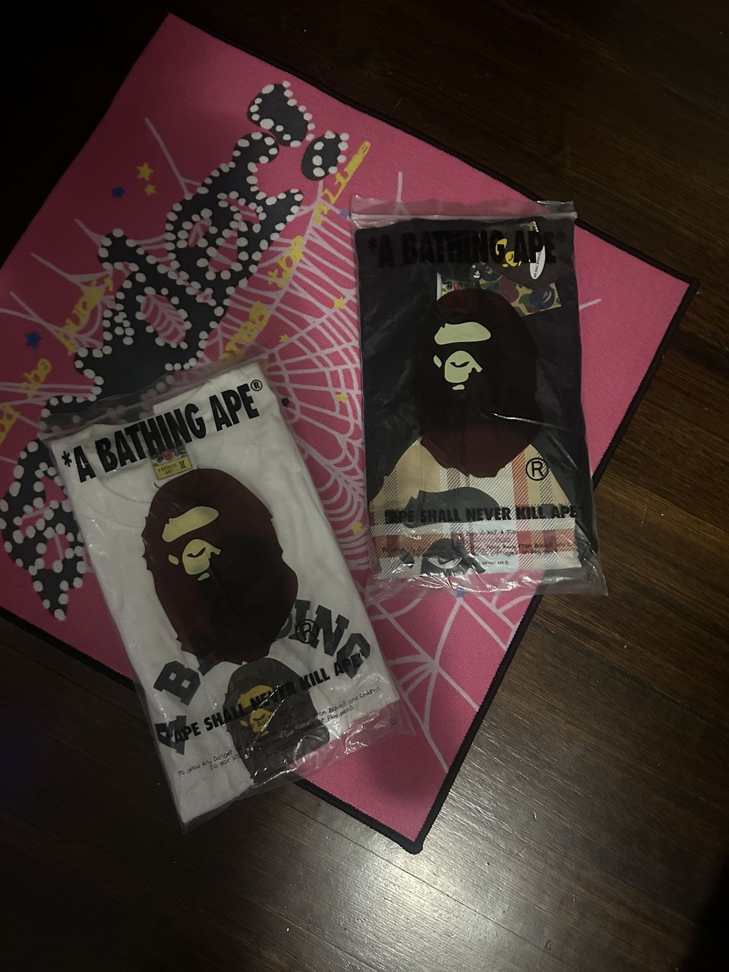 Bape Shirts Size Small And Medium Authentic‼️‼️