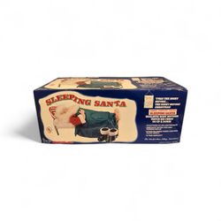 VTG 90s Telco Sleeping Santa Animated Christmas Motion Snoring Whistling Motion-ettes