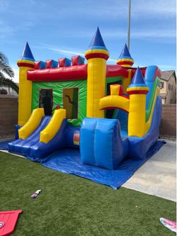 Bounce House Castle with Slide