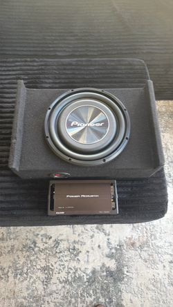 12” Pioneer Speaker (Pancake Truck Box) w/ 1500W Max Amp