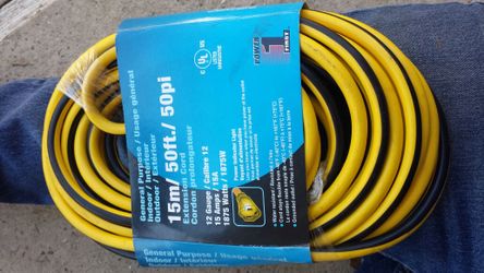 Power 1 first 50 ft extention cord